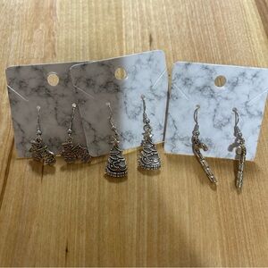 Hand-crafted Christmas Earrings